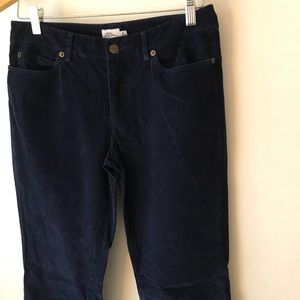LL Bean Navy Corduroys